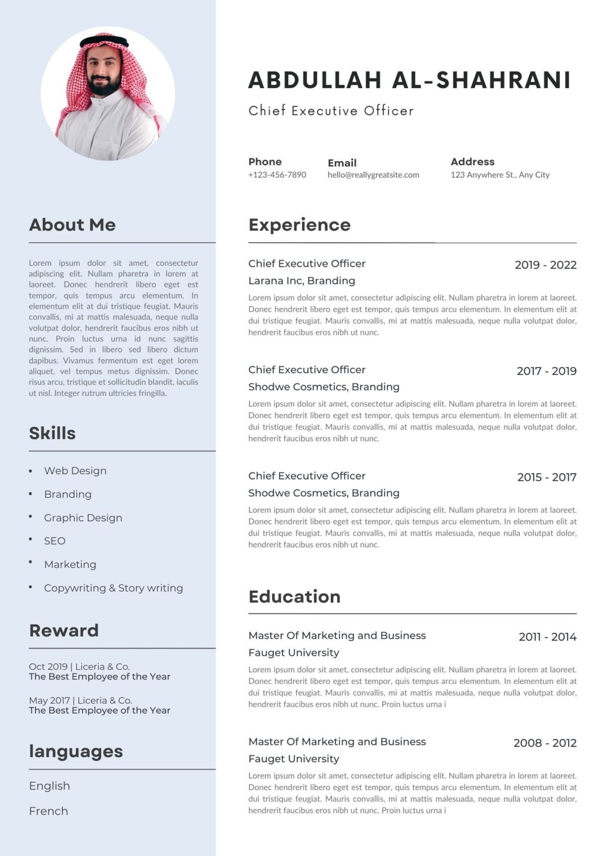 Professional CV Templates for Dubai (UAE) - OxfordCV