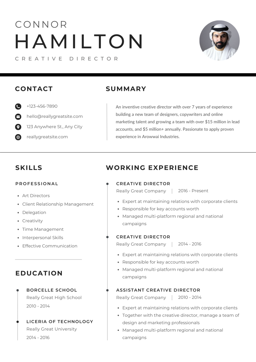 Executive Resume 4