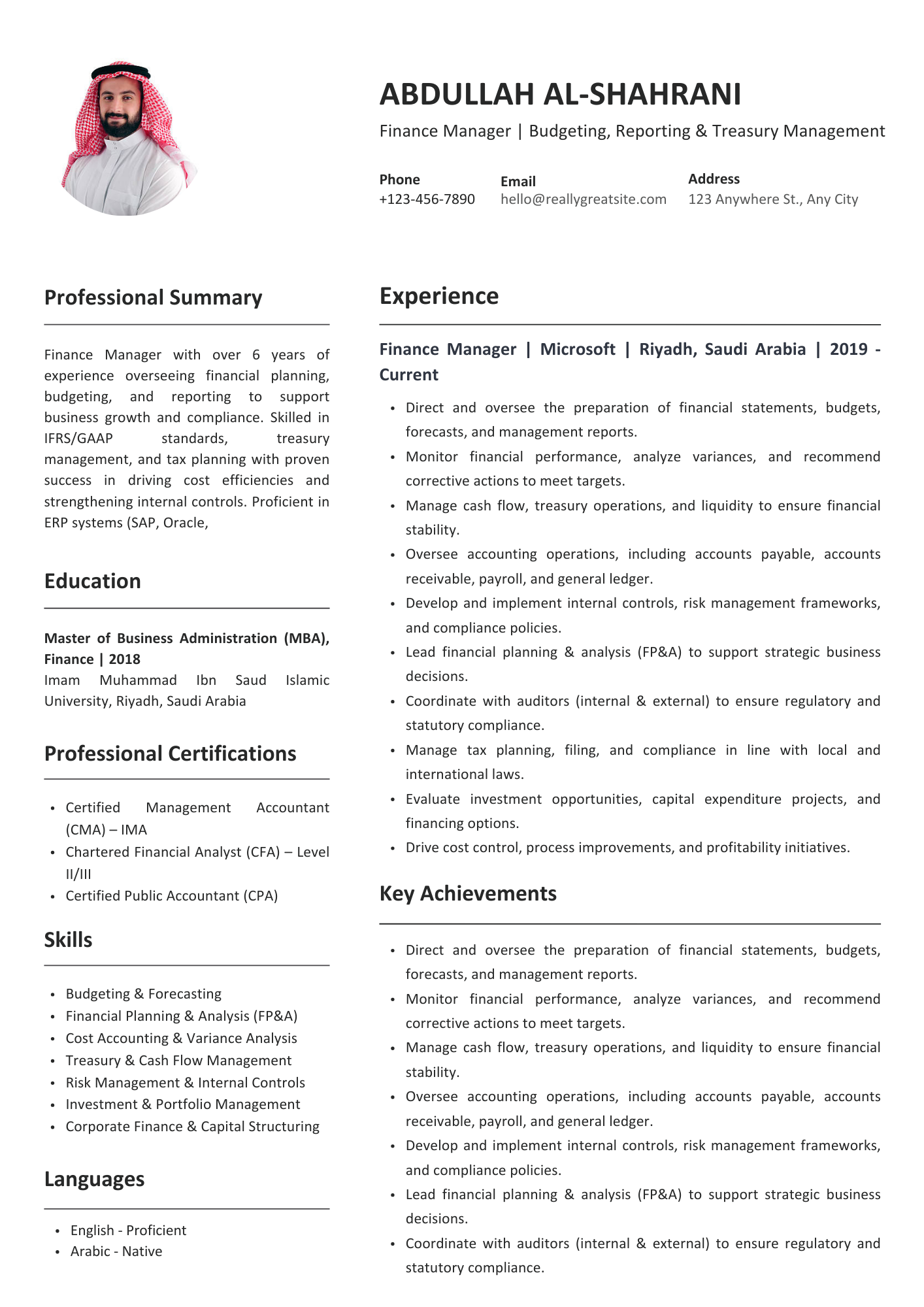 Resume 7