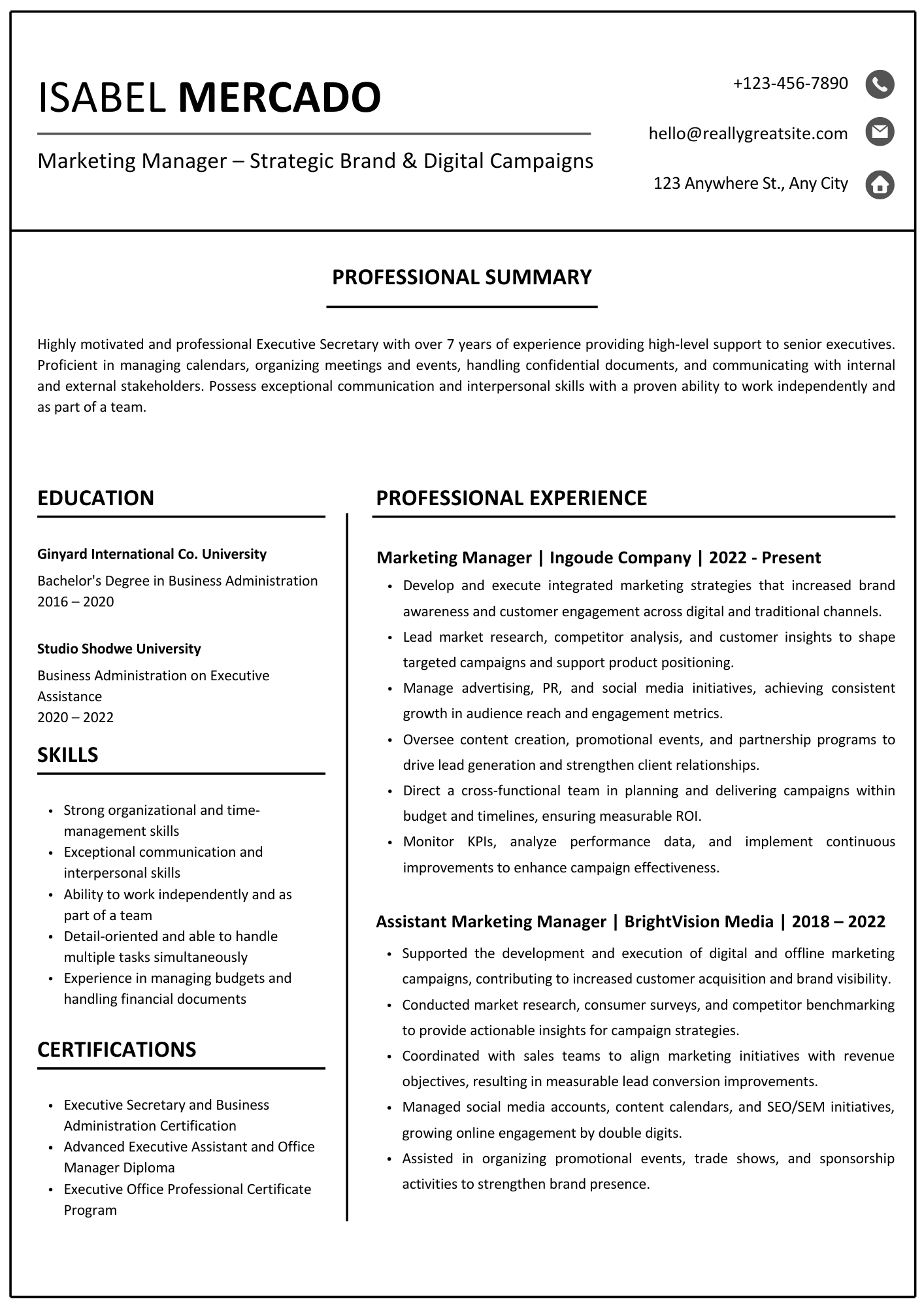 Resume 9