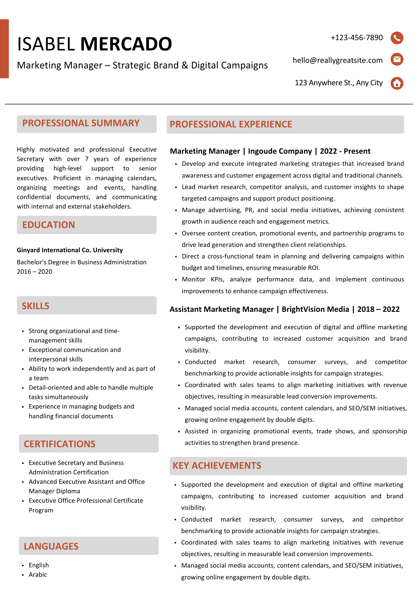 Resume 10