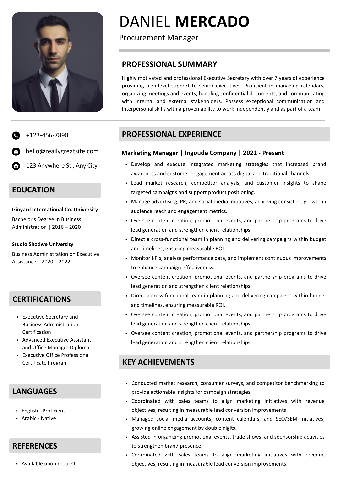 Resume 14